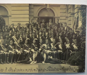 Augsburgo - Conexión de estudiantes Palatia - 1920 - Festkommers - Foto / Studentika - Imagen 1 de 2