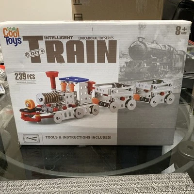 INTELLIGENT TRAIN-239 PIECE ASSEMBLY KIT-TOTALLY COOL TOYS Metal Tools. NEW - Image 1 of 3