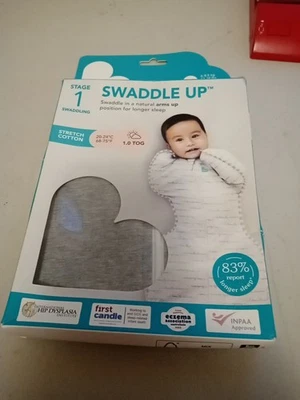 Love To Dream - Envoltura - Envoltura Etapa 1 - Talla Mediano 13-19 libras.  Gris.   Foto 1 de 4