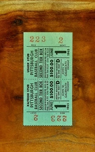 Bob Veale ☆Strikes Out 16 Phillies☆ SETs Pirates Franchise Record!!☆ 1965 Ticket - Picture 1 of 23