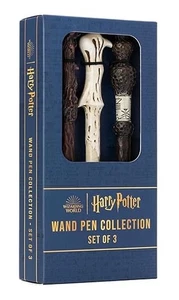 JUEGO DE 3 COLECCIÓN BOLÍGRAFOS VARITA HARRY POTTER Insight Ediciones - Imagen 1 de 2