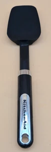 KitchenAid Mezclador Cabezal Largo Tarro Raspador Espátula Silicona Negro Resistente al Calor - Imagen 1 de 5