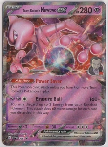 Team Rocket's Mewtwo ex 205 Sv: Scarlet & Violet Promo Cards Holo - Picture 1 of 1