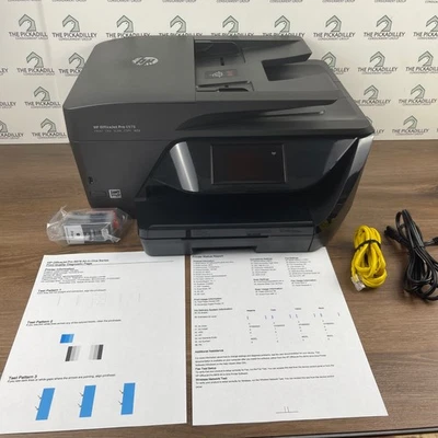 HP OfficeJet Pro 6978 All-in-One Printer Print Fax Scan Copy Web Wireless TESTED - Image 1 of 4