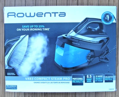 Rowenta VR83 Compact Stainless Steel Soleplate Professional Steam Station Unused - Image 1 of 4