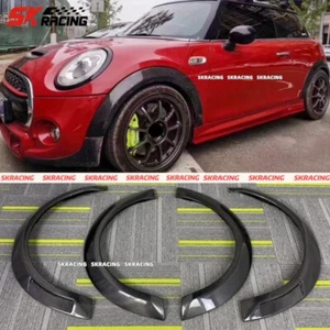 Kit de carrocería de guardabarros de fibra de carbono para cubierta de arco de rueda para Mini Cooper F56 14+ - Imagen 1 de 10