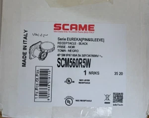 SCAME SCM560R5W Pin & Sleeve Rceptacle 4P5W 60A, 60A NEW BS1 - Picture 1 of 8
