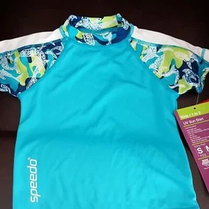 Speedo unisex rash guard with UV sunblock 50 size Small new w tags - Picture 1 of 3