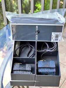 Michael Kors Men Women's Airpod Case Unisex Black with Lanyard Comes With Box MK