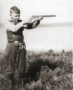 Armas de mármol Juego Getter Pistola Edward Pearce Redonda Lago Delta Condado Michigan EXCELENTE - Imagen 1 de 1