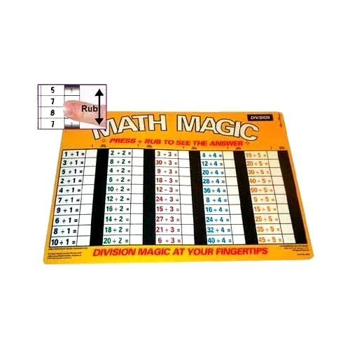 Math Magic - Press And Rub To See The Answer - Image 1 of 1
