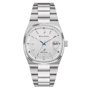 Bulova Men's Quartz Watch Super Seville Steel/Silver 96B444 - Picture 1 of 5