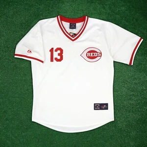 Dave Concepcion 1975 Cincinnati Reds Men's Home White Cooperstown Jersey - Picture 1 of 6