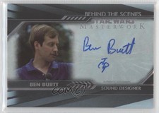 2020 Topps Star Wars Masterwork Behind the Scenes Silver 1/50 Ben Burtt Auto 4et