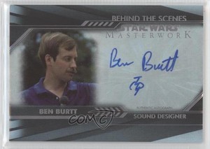 2020 Topps Star Wars Masterwork Behind the Scenes Silver 1/50 Ben Burtt Auto 4et