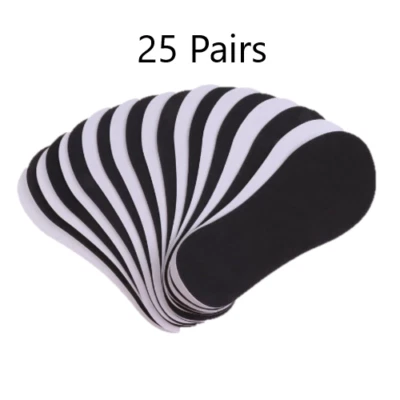 DEO 25 Pairs -Black Spray Tan Sticky Feet Tanning Sponge Foot Protectors Beauty Spa