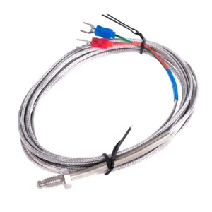 WRNT-02 Thermoelement Typ K 0…600ﹾC M6 Leitung 3m Temperaturfühler Thermopaar - Picture 1 of 2