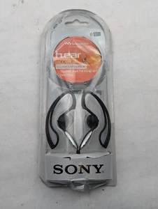 Sony MDR-J10 Auriculares Verticales con Clip en la Oreja - Negros 2001 NOS De Colección Nuevos - Imagen 1 de 3