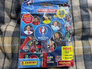 Panini Adrenalyn XL UEFA Euro 2016 Starter Pack, Binder,x2 Packs and L/E G.Bale - Picture 1 of 3