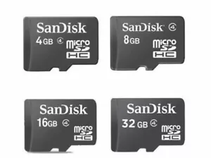 Sandisk Micro SD 8/16/32/64/128 GB SDHC Memory Card Mobile Phone Tablet Camera - Picture 1 of 27