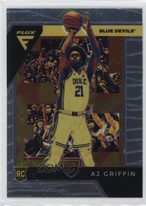 2022-23 Panini Chronicles Draft Picks Flux AJ Griffin #5 Rookie RC