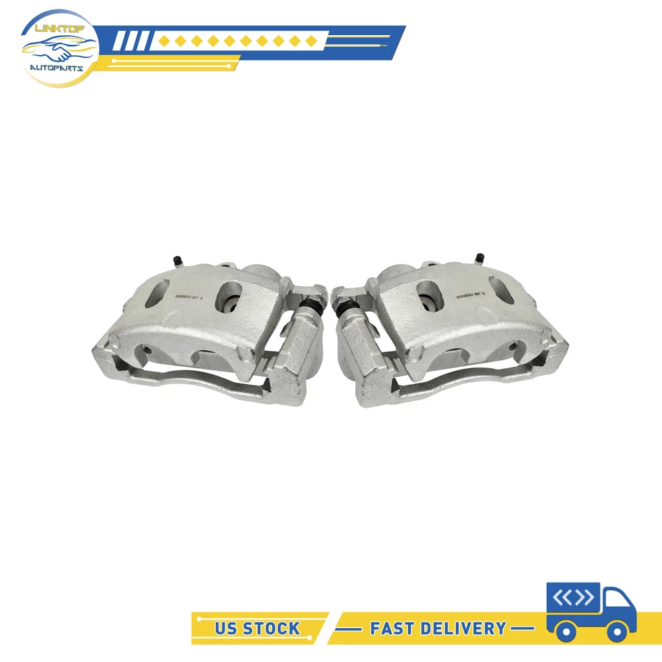 Pinzas de freno delanteras con par de soportes para Chevrolet Silverado 1500 LT 2007-2017 Foto 1 de 1