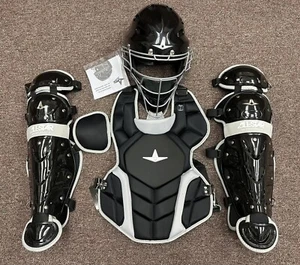 All Star Top Star Youth Ages 8-10 Baseball Catchers Gear Set - Black - Picture 1 of 10