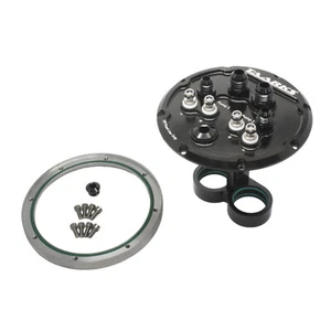 TAARKS Twin Fuel Pump Hanger (182-205mm Tank) Weld in for custom steel tank - Picture 1 of 7