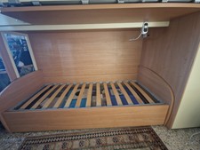 Cameretta Bambini/ragazzi Moretti Compact 2 letti Soppalco, 2 ante e cassettone