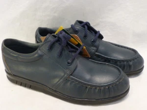 Double H Blue Women's Shoes 6MR/5ML Moc Safety Toe Work Industry Mix Match $190 - Picture 1 of 10