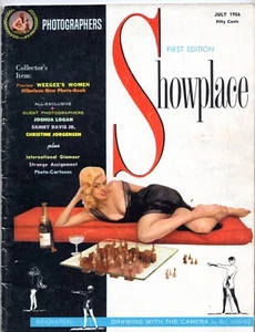 Photographers Showplace Magazine #1 July 1956 Jayne Mansfield WEEGEE Sammy Davis - Picture 1 of 3