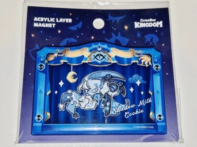 💙 Магнит на холодильник с молоком CookieRun Shadow | 4-я годовщина карнавала | без коробки - Изображение 1 из 3