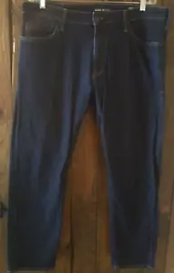 Pantalones de mezclilla para hombre Mavi Zach rectos azules 38x29 tiro medio elásticos lavados oscuros usados en excelente estado - Imagen 1 de 16