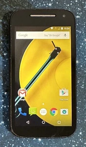 Motorola Moto E 2nd Gen - 8GB (XT1527) - Black - Consumer Cellular - Tested - Picture 1 of 6