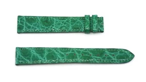 Cartier Green Leather Strap 19mm - Picture 1 of 2