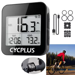 CYCPLUS Bicycle Bike Waterproof Cycling Speedometer Wireless GPS Computer 1PC - Picture 1 of 19