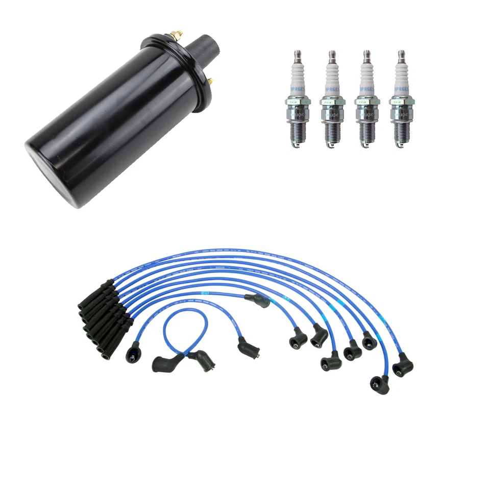 NGK点火线圈线和4个镍火花塞套件适用于200SX 720 L4 — 第 1/1 张图片