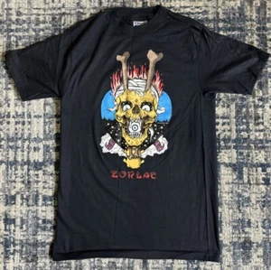 Vintage 1989 Metallica Zorlac Skateboards Pushead T Shirt S Thrash Metal Slayer - Picture 1 of 8