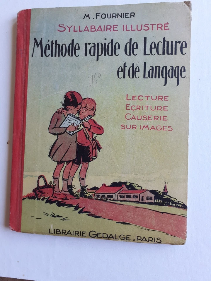 Ancien livre scolaire Syllabaire illustré M.Fournier - Photo 1/1