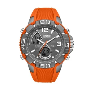 Kenneth Cole Reaction Herren Analog Digital Uhr Silikon Armband KRWGP7005703 - Bild 1 von 4