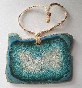 Oregon Geode Keramik State Ornament ungewöhnliche Ware Neu im Karton neue Keramik oder Steinzeug - Bild 1 von 4