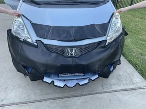 Lebra Front End Mask Bra Cover Fits Honda Fit Sport 2009-2013 - Picture 1 of 2