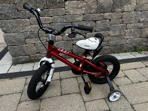 Royal Baby 12 Inch Freestyle 3 Kid's Bike with Training Wheels - Red - Bicycle - Picture 1 of 8