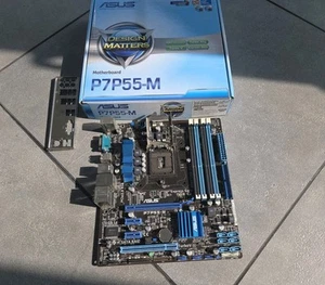 Motherboard ASUS P7P55-M + FREE I5-760 - Photo 1/9