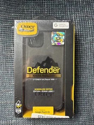 Estuche resistente OtterBox DEFENDER Series con funda para Google PIXEL 4 XL - NEGRO Foto 1 de 4