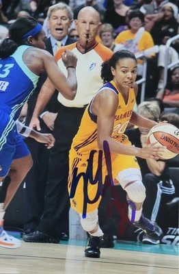 Kristi Toliver LA Sparks (Washington Mystics) Signed 4x6 Photo - Image 1 of 2