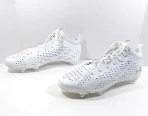 Botines de fútbol blancos emitidos por el equipo Texas Tech Red Raiders UA Spot Light Lowtop 15 - Imagen 1 de 6