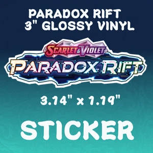 Paradox Rift Glossy Vinyl 3" Logo Sticker - Pokemon TCG - Bild 1 von 2