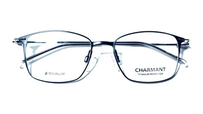 CHARMANT CH16706 GR GREY UNISEX AUTHENTIC FULL RIM EYEGLASSES FRAMES 50-17-140 - Image 1 of 4