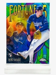2025 Topps Baseball ROKI SASAKI L.A. Dodgers - Fortune-15 Rookie Karte Nr. # F15-15 - Bild 1 von 2